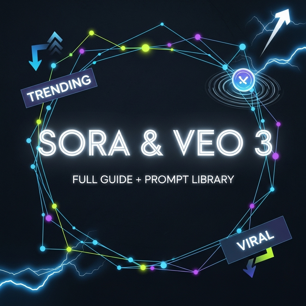  Viral Trending Prompts for Sora & Veo 3 — Full Guide + Prompt Library